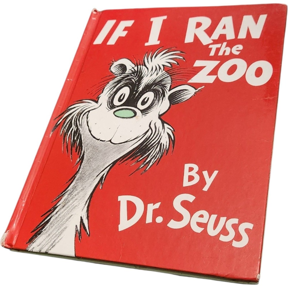 If I Ran the Zoo 1991 Dr. Seuss Grolier Book Club Edition Hardcover 0394800818